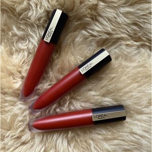 Set of 3 L’Oréal Matte Lip Stain ‘I Am Worth It’